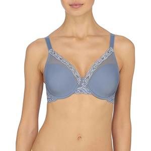 NEW NATORI feathers full figure contour underwire bra in windy blue